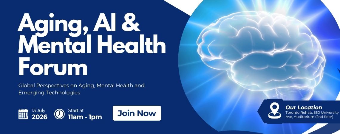 Event banner with event details and futuristic glowing brain